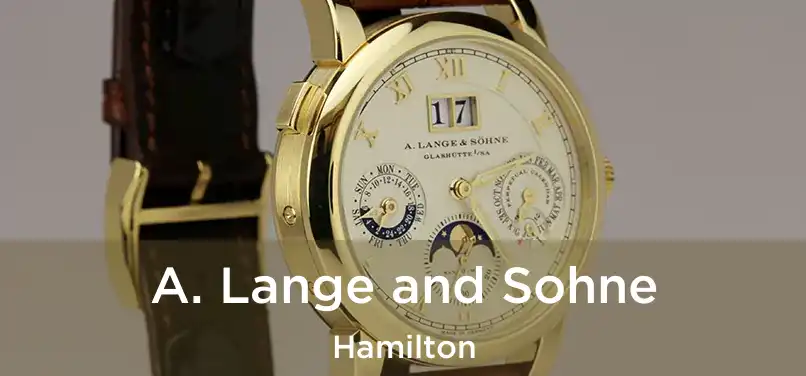  A. Lange and Sohne Hamilton